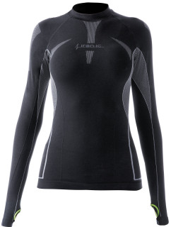 Dámske športové tričko s dlhým rukávom IRON-IC - čierna Farba: Čierna, Veľkosť: