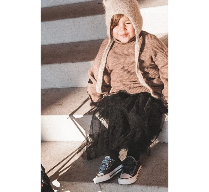 Dziecięce Trampki Na Rzepy BIG STAR HH374201 Granatowe