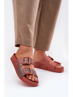 Dámské Pantofle S A Růžové model 21695878 - Zaxy