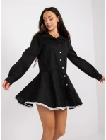 Dámske šaty-DHJ-SK-6801.63P-čierne