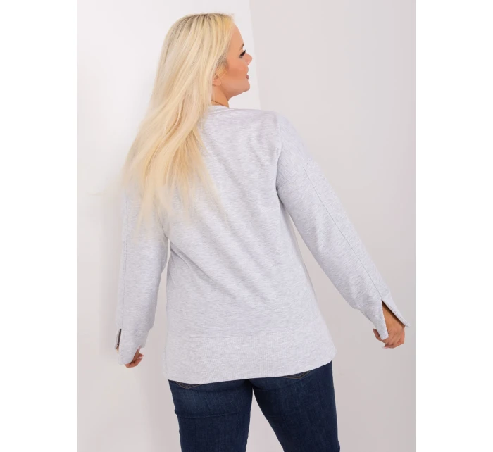 Blúzka RV BZ 9198.10x svetlo šedá