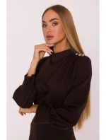 model 21296105 Kombinéza se stojáčkem hnědá - Moe