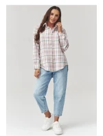 Košeľa s dlhým rukávom model 223232 Makadamia