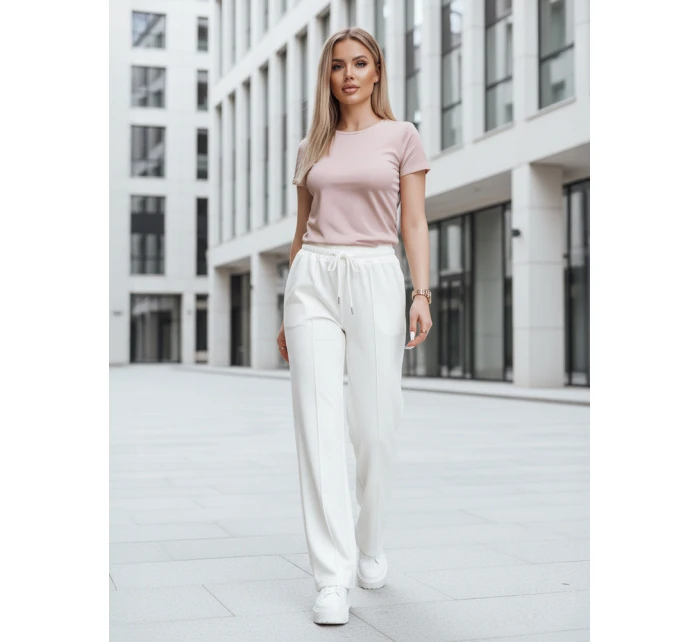 Dámské tepláky ecru Dstreet model 21988986 - FashionStreet