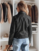 Dámska kožená bunda DARKGLORY black FashionStreet TY4963 Dámska kožená bunda DARKGLORY black FashionStreet TY4963