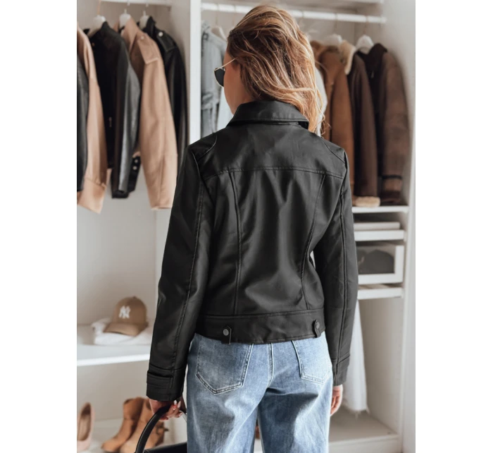 Dámska kožená bunda DARKGLORY black FashionStreet TY4963 Dámska kožená bunda DARKGLORY black FashionStreet TY4963