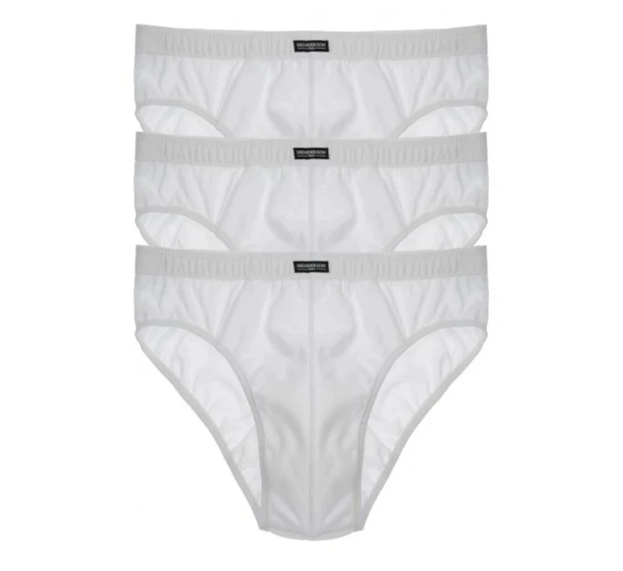 Pánske slipy 1446 Basic 3 pack white - HENDERSON