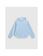 Dívčí volný fleece s kapucí model 21907156 - 4F