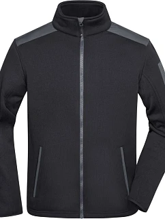 JN Pánská pletená fleecová bunda 02.0 black/carbon model 22487258 - Daiber