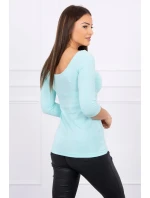 Halenka s kulatým výstřihem mint Halenka s kulatým výstřihem mint