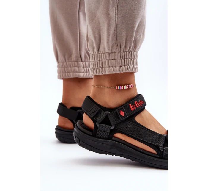 Damskie Sandały Lee Cooper LCW-24-34-2615 Czarne
