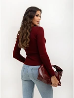 Sweter IR SW model 22284357 bordowy - FPrice