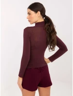 Bluzka IT BZ model 21788999 bordowy - FPrice Bluzka IT BZ model 21788999 bordowy - FPrice