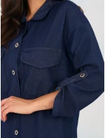 IT SK šaty L6071.93 tmavomodré