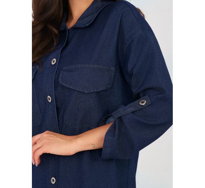 IT SK šaty L6071.93 tmavomodré