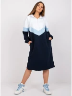 Šaty RV SK model 17047340 tmavě modrá a bílá - FPrice