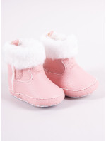 Yoclub Dievčenské topánky na suchý zips OBO-0185G-0500 Pink