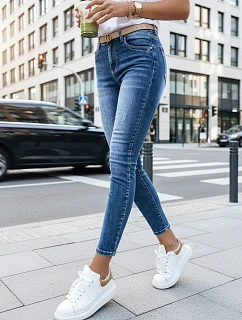 Dámske džínsové nohavice INDIA blue FashionStreet UY1308