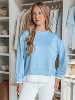 Dámska oversize mikina LUZZIO modrá FashionStreet BY1382