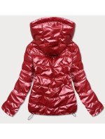 Červená dámská bunda se zlatými model 17099607 - Miss TiTi