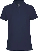 O Dámské piqué polo z bio bavlny navy model 22503893 - Neutral O Dámské piqué polo z bio bavlny navy model 22503893 - Neutral