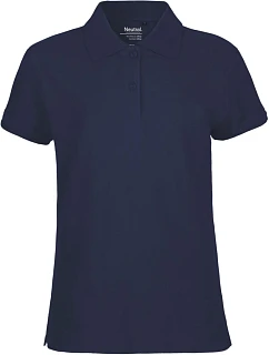 O Dámské piqué polo z bio bavlny navy model 22503893 - Neutral