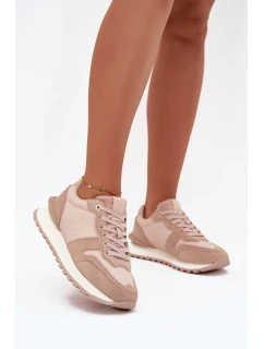 Dámské Kožené Tenisky Big Star model 21705814 HIPOLY SYSTEM Nude - Big Star Shoes