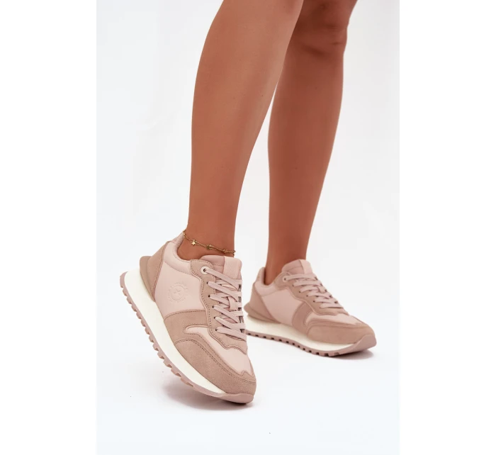 Dámské Kožené Tenisky Big Star model 21705814 HIPOLY SYSTEM Nude - Big Star Shoes