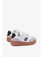 Dětské tenisky na suchý zip LOTTO MAKERA 2601250K Bílé