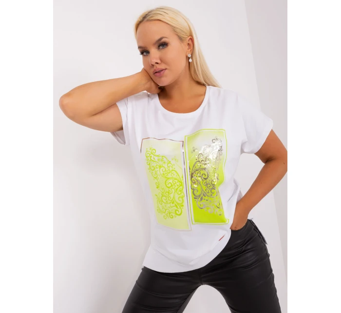 Bluzka RV BZ model 18691741 limonkowy - FPrice Bluzka RV BZ model 18691741 limonkowy - FPrice