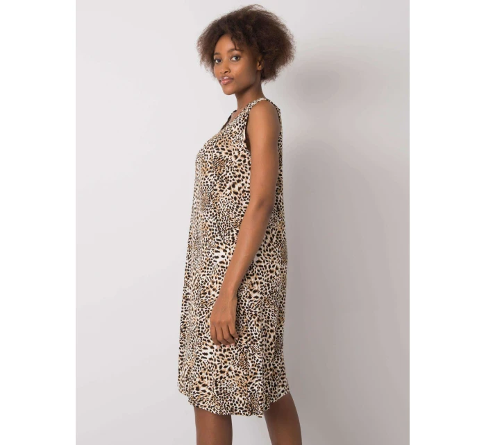 Šaty TO SK 896 7.28P čierno-béžové Šaty TO SK 896 7.28P čierno-béžové