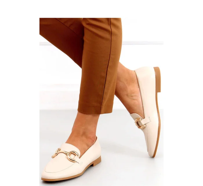 Dámské boty / mokasíny světle béžová model 18405284 - Inello