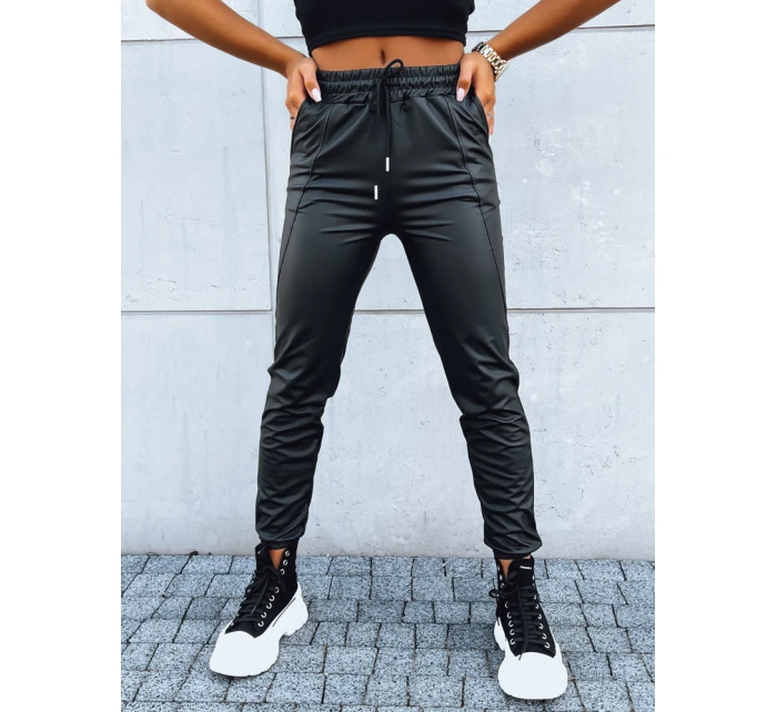 Dámské voskované kalhoty NIGHT black Dstreet model 21970831 - FashionStreet Dámské voskované kalhoty NIGHT black Dstreet model 21970831 - FashionStreet
