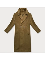 Béžový dámský oversize kabát pro přechodné období model 21248426 - J.STYLE