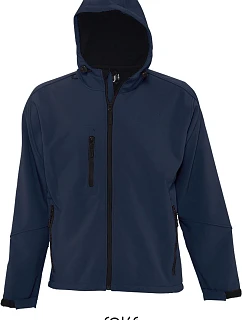 SOL'S Men Pánská 3-vrstvá softshellová bunda s kapucí french navy model 22523703