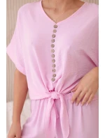 Souprava halenky a kalhot světle růžová Souprava halenky a kalhot světle růžová