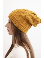 Čiapka s fleecom Marta K231 horčicová Čiapka s fleecom Marta K231 horčicová