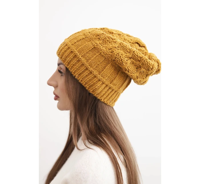 Čiapka s fleecom Marta K231 horčicová Čiapka s fleecom Marta K231 horčicová