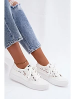 Dámské síťované tenisky na platformě model 22181930 bílé - Lee Cooper