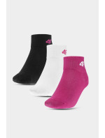 4F ležérne dievčenské ponožky 3-BACK Multicolour