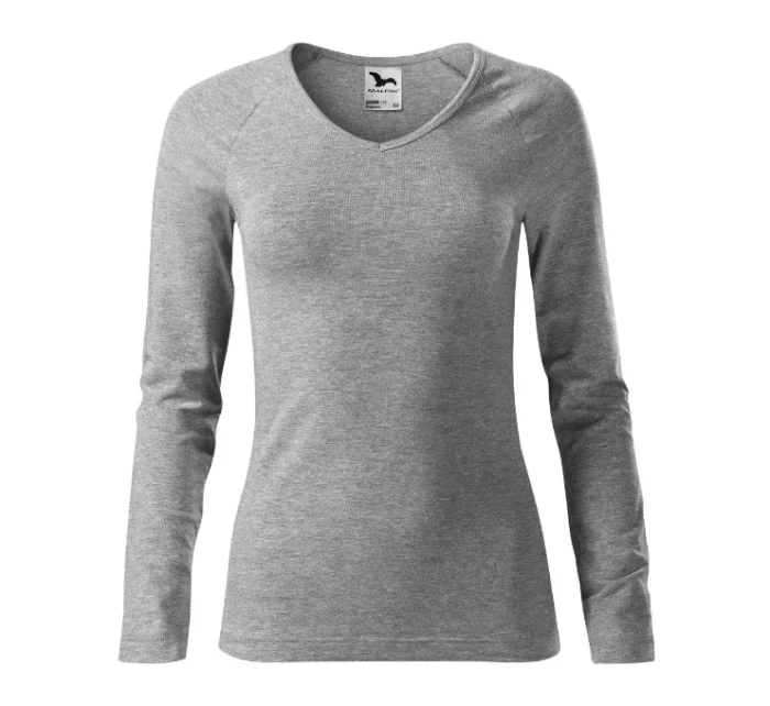 Elegance triko dámské tmavě šedý melír Elegance triko dámské tmavě šedý melír