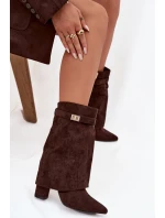 Topánky na podpätku model 219840 Krok vo veľkom štýle