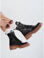 Dámské vázané boty černé Dstreet model 21981456 - FashionStreet