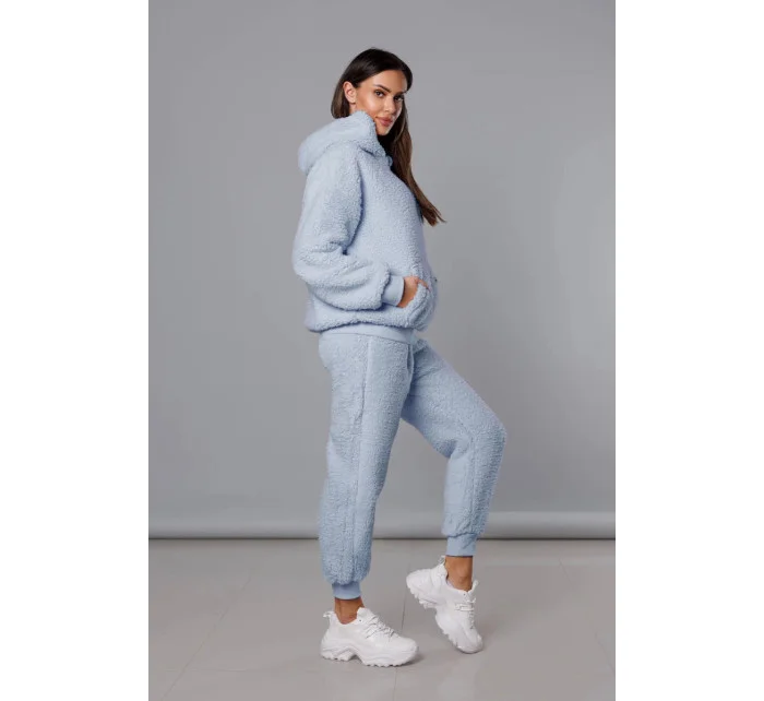 Teplý blankytný teplákový dámsky komplet (YP-1104)