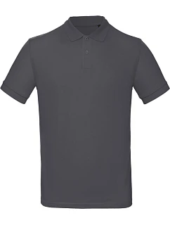 B&C Inspire Polo /men_° Pánske polo tričko z bio bavlny 01.0430 tmavošedé