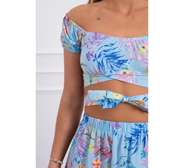 Modrá kvetinová sada Modrá kvetinová sada