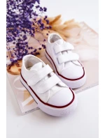 Dětské tenisky na suchý zip Bílý model 21578694 - Boto Dětské tenisky na suchý zip Bílý model 21578694 - Boto