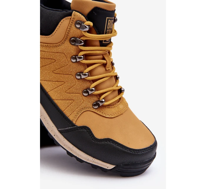 Damskie Ocieplane Buty Trekkingowe Camel Big Star MM274479 Damskie Ocieplane Buty Trekkingowe Camel Big Star MM274479