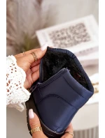 Śniegowce Damskie Ocieplane Granatowe Helis Śniegowce Damskie Ocieplane Granatowe Helis