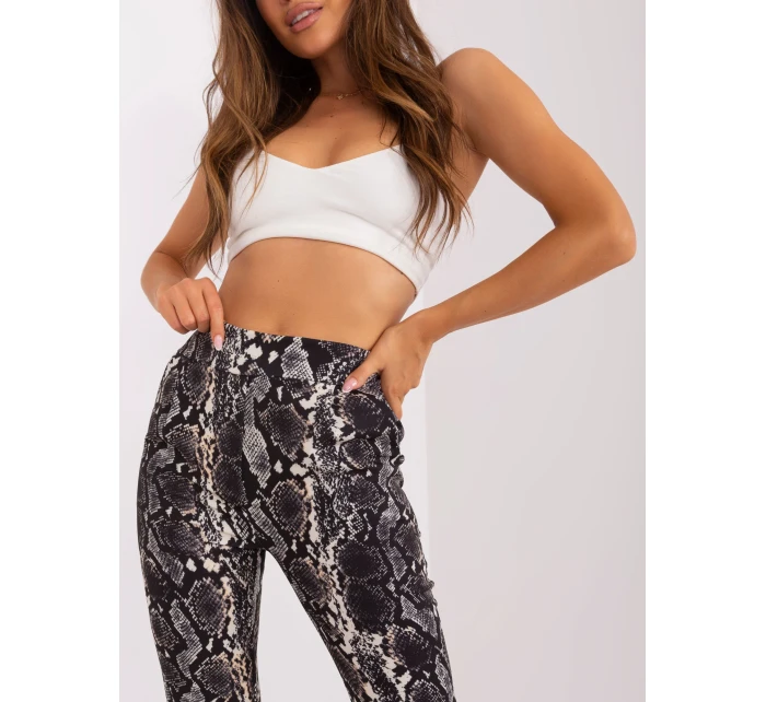 DHJ nohavice SP 13926 7.52P čierna a béžová DHJ nohavice SP 13926 7.52P čierna a béžová